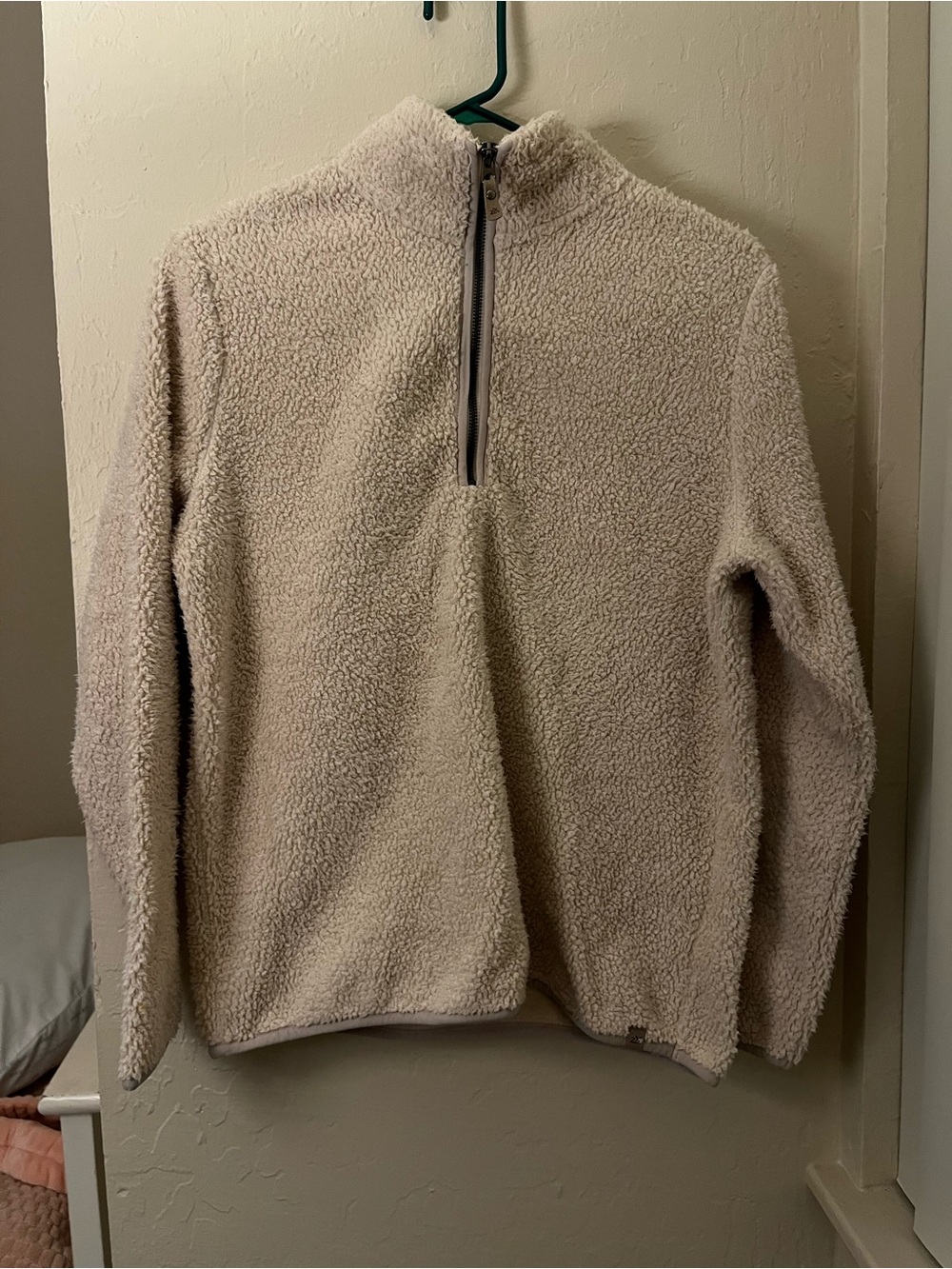 ZeroXposur Women’s Cream Sherpa Half-Zip Pullover